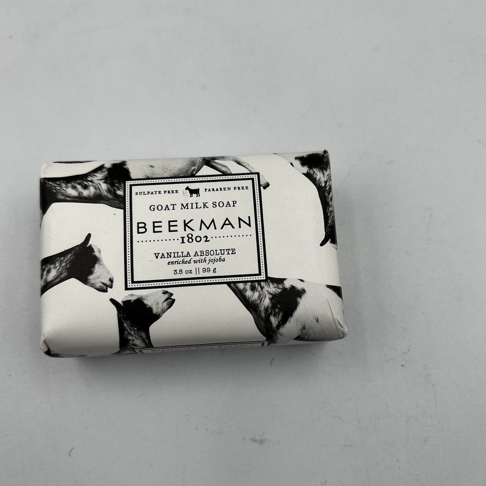 Beekman‎ 1802 Gaot Milk Soap Vanilla Absolute Bar Enriched With Jojoba  3.5 oz